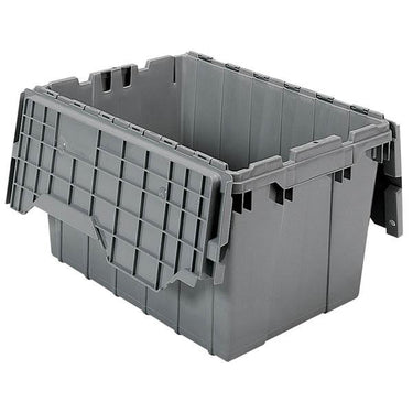 Akro-Mils® Attached Lid Container, 12 gal, 21 1/2
